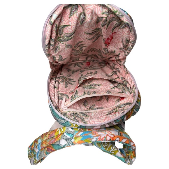 Vera Bradley Women's Cotton Utility Sling Backpack, Rain Forest Canopy - Picture 5 of 6